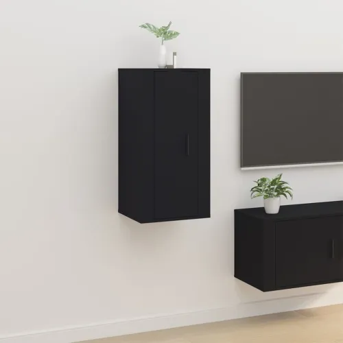 Zidni TV ormarić crna 40x34,5x80 cm - Crna 40 x 34.5 x 80 cm 1 Crna Cijena