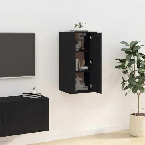 Zidni TV ormarić crna 40x34,5x80 cm - Crna 40 x 34.5 x 80 cm 1 Crna Cijena