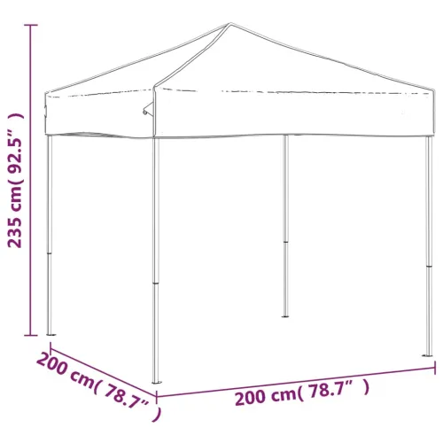 Sklopivi šator za svadbe - šator za zabave 2 x 2 m plavi - Plava 2 x 2 m Cijena
