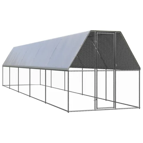 Vanjski kavez za kokoši 2 x 10 x 2 m od pocinčanog čelika - 2 x 10 x 2 m 2 x 10 x 2 m Cijena