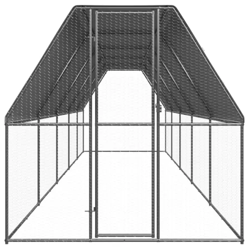 Vanjski kavez za kokoši 2 x 10 x 2 m od pocinčanog čelika - 2 x 10 x 2 m 2 x 10 x 2 m Cijena