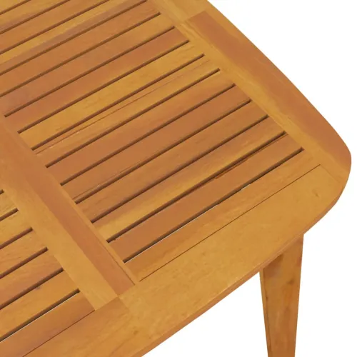 Vrtna garnitura - 5-dijelni vrtni blagovaonski set od masivnog bagremovog drva - Dužina stola 85 cm 4 Cijena