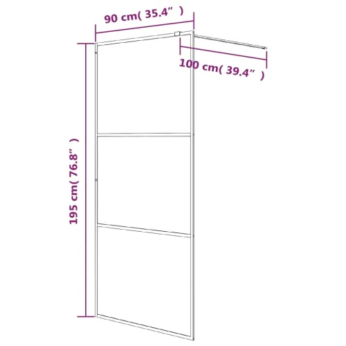 Pregrada za tuš srebrna 90 x 195 cm s prozirnim staklom ESG - Srebrno 90 x 195 cm Transparentan Cijena