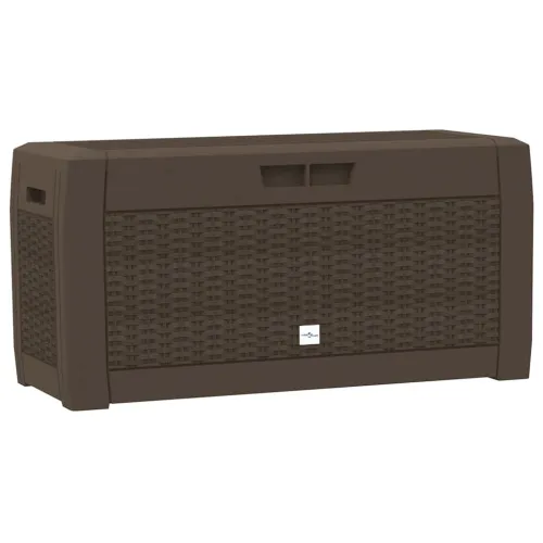 Vrtna kutija za pohranu smeđa 119 x 48 x 60 cm polipropilen - Smeđa 310 l Smeđa 310 l Cijena