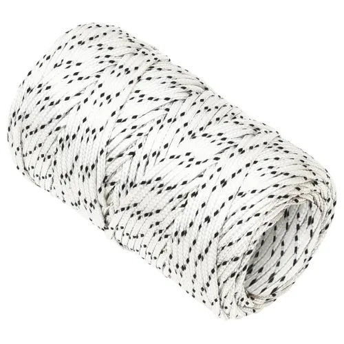 Pleteni brodski konop bijeli 2 mm x 25 m poliesterski - Bijela 2 mm 25 m Cijena