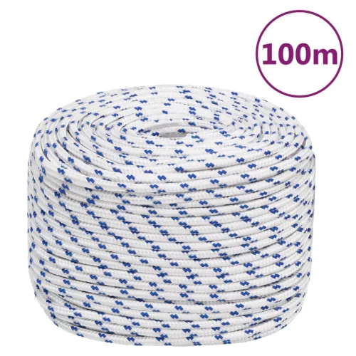 Brodski konop bijeli 10 mm 100 m od polipropilena - Bijela i plava 1 100 m 10 mm Cijena