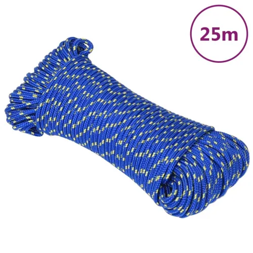 Brodski konop plavi 3 mm 25 m od polipropilena - Plava 1 25 m 3 mm Cijena