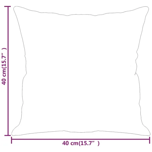 Ukrasni jastuci 2 kom crni 40 x 40 cm baršunasti - Crna Cijena