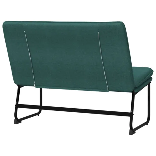 Klupa tamnozelena 100 x 75 x 76 cm od tkanine - Tamnozelena Cijena