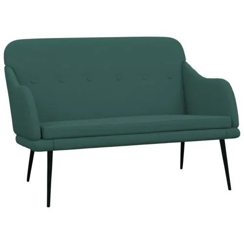 Klupa tamnozelena 110 x76 x 80 cm od tkanine - Tamnozelena Cijena