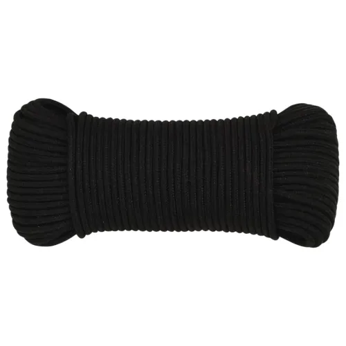 Radno uže crno 5 mm 25 m poliestersko - Crna 1 25 m 5 mm Cijena