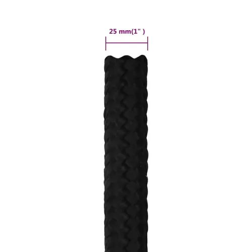 Radno uže crno 25 mm 50 m poliestersko - Crna 25 mm 50 m Cijena
