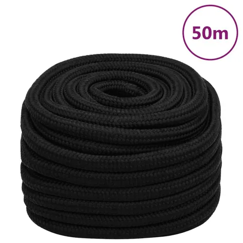 Radno uže crno 25 mm 50 m poliestersko - Crna 25 mm 50 m Cijena
