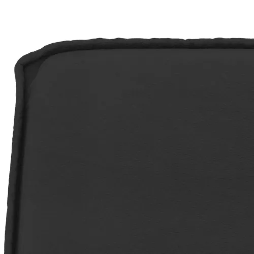 Klupa crna 100 x 75 x 76 cm od umjetne kože - Crna Cijena