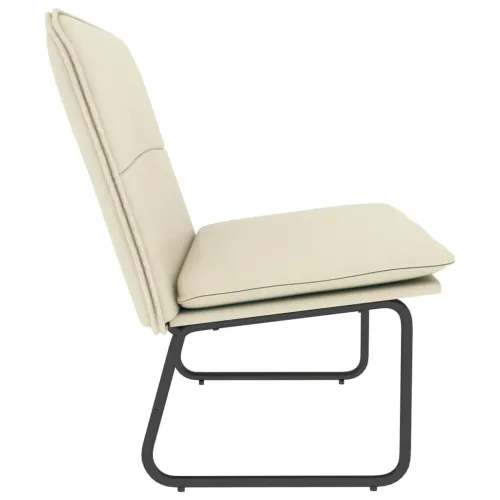 Klupa krem 100 x 75 x 76 cm od umjetne kože - Krema Cijena