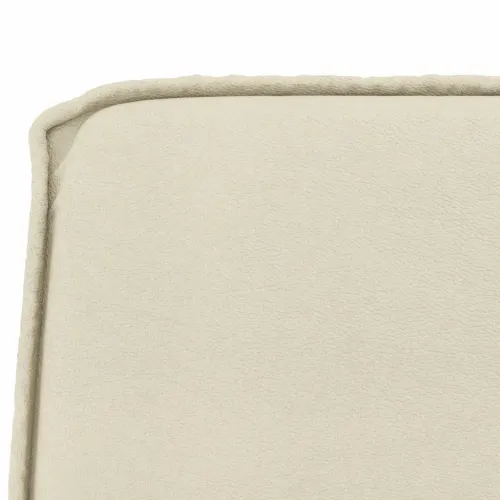 Klupa krem 100 x 75 x 76 cm od umjetne kože - Krema Cijena