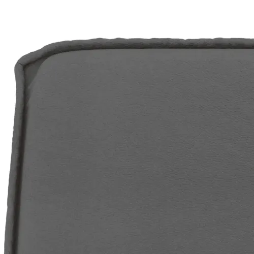 Klupa siva 100 x 75 x 76 cm od umjetne kože - Siva Cijena