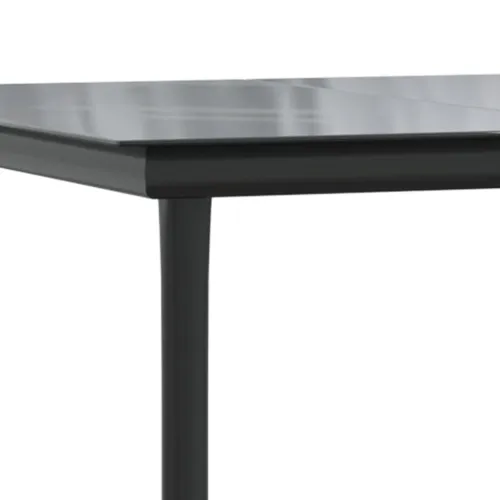 Vrtna garnitura - 7-dijelni vrtni blagovaonski set crni  - Dužina stola 160 cm 6 Cijena