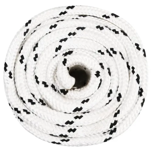 Pleteni brodski konop bijeli 16 mm x 25 m poliesterski - Bijela 16 mm 25 m Cijena