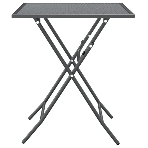 Vrtna garnitura - 5-dijelni vrtni blagovaonski set ekspandirani metal antracit - Dužina stola 60 cm 4 Cijena