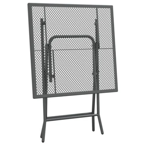 Vrtna garnitura - 5-dijelni vrtni blagovaonski set ekspandirani metal antracit - Dužina stola 60 cm 4 Cijena