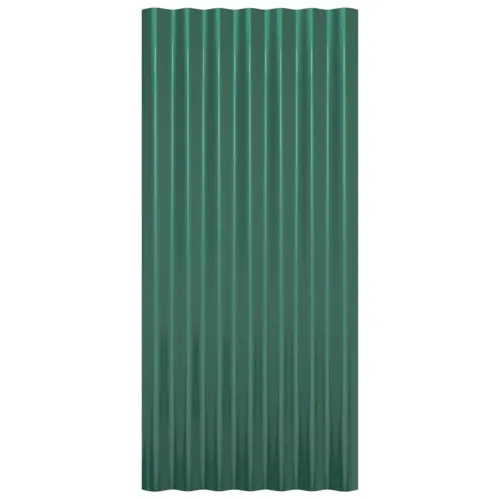 Krovni paneli 12 kom od pocinčanog čelika zelena 80x36 cm - Zelena 80 x 36 cm 12 Cijena