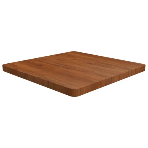 Četvrtasta stolna ploča tamnosmeđa 70x70x4 cm tretirani hrast - Tamno smeđa 70 x 70 x 4 cm Cijena