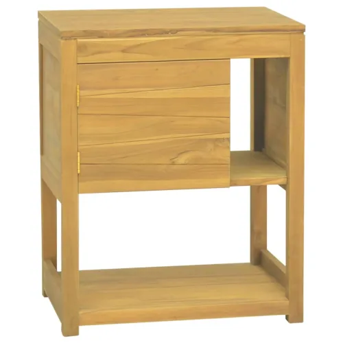 Kupaonski ormarić 60 x 40 x 75 cm od masivne tikovine - 60 x 40 x 75 cm 1 1 Cijena