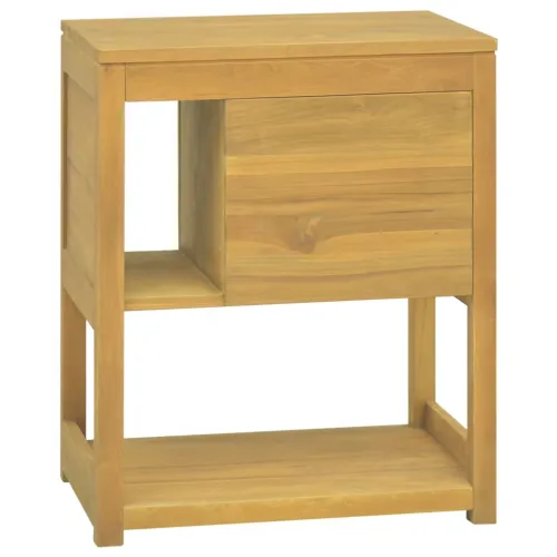 Kupaonski ormarić 60 x 40 x 75 cm od masivne tikovine - 60 x 40 x 75 cm 1 1 Cijena