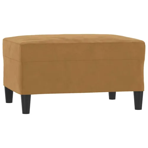 Tabure Smeđa 70 x 55 x 41 cm baršunasti - Smeđa 70 x 55 x 41 cm 1 Cijena