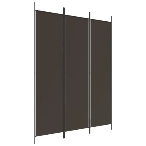 Paravan - Sobna pregrada s 3 panela smeđa 150x200 cm od tkanine - Smeđa 150 x 200 cm Cijena