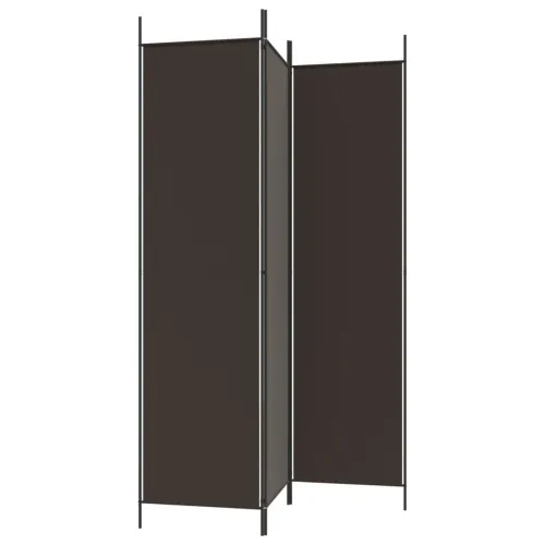 Paravan - Sobna pregrada s 3 panela smeđa 150x200 cm od tkanine - Smeđa 150 x 200 cm Cijena