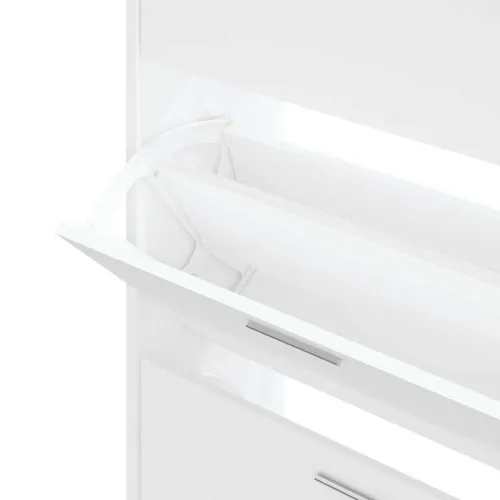 Ormarić za cipele bijeli 63x24x103 cm od konstruiranog drva - Bijela 63 x 24 x 103 cm Cijena