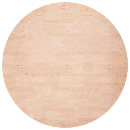 Okrugla stolna ploča Ø70x1,5 cm od netretirane hrastovine - Prirodna Ø 70 x 1.5 cm Cijena