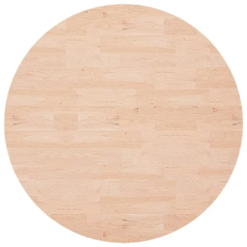 Okrugla stolna ploča Ø90x1,5 cm od netretirane hrastovine - Prirodna Ø 90 x 1.5 cm Cijena