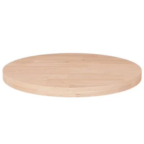 Okrugla stolna ploča Ø40x2,5 cm od netretirane hrastovine - Prirodna Ø 40 x 2.5 cm Cijena