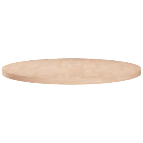 Okrugla stolna ploča Ø80x2,5 cm od netretirane hrastovine - Prirodna Ø 80 x 2.5 cm Cijena