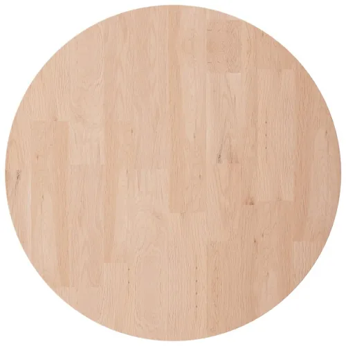 Okrugla stolna ploča Ø40x4 cm netretirana masivna hrastovina - Prirodna Ø 40 x 4 cm Cijena