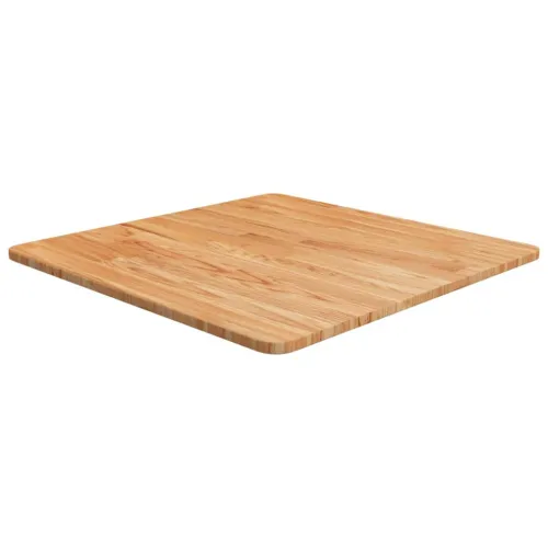 Četvrtasta stolna ploča svjetlosmeđa 60x60x1,5 cm od hrastovine - Svjetlosmeđa 60 x 60 x 1.5 cm Cijena