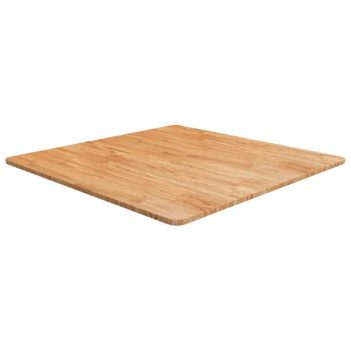 Četvrtasta stolna ploča svjetlosmeđa 80x80x1,5 cm od hrastovine - Svjetlosmeđa 80 x 80 x 1.5 cm Cijena