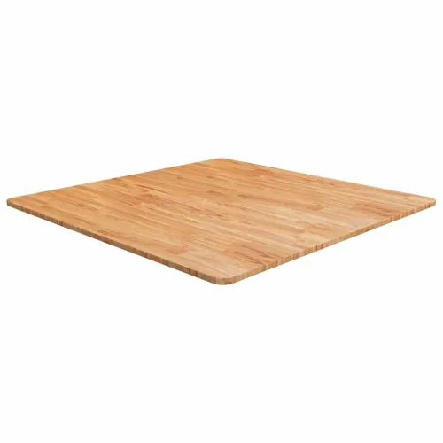 Četvrtasta stolna ploča smeđa 90x90x1,5 cm tretirana hrastovina - Svjetlosmeđa 90 x 90 x 1.5 cm Cijena