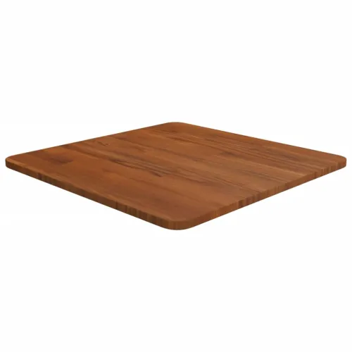 Četvrtasta stolna ploča tamnosmeđa 50x50x1,5 cm tretirani hrast - Tamno smeđa 50 x 50 x 1.5 cm Cijena