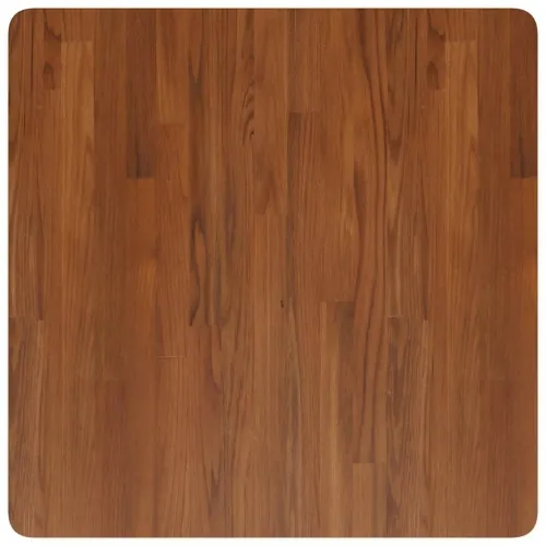 Četvrtasta stolna ploča tamnosmeđa 70x70x1,5 cm tretirani hrast - Tamno smeđa 70 x 70 x 1.5 cm Cijena