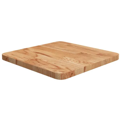 Četvrtasta stolna ploča svjetlosmeđa 40x40x2,5 cm od hrastovine - Svjetlosmeđa 40 x 40 x 2.5 cm Cijena