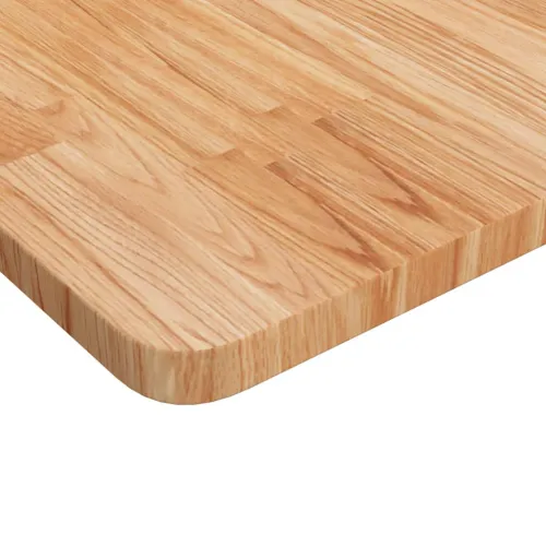 Četvrtasta stolna ploča svjetlosmeđa 40x40x2,5 cm od hrastovine - Svjetlosmeđa 40 x 40 x 2.5 cm Cijena