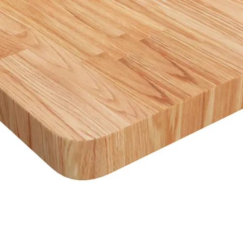 Četvrtasta stolna ploča smeđa 70x70x4 cm tretirana hrastovina - Svjetlosmeđa 70 x 70 x 4 cm Cijena
