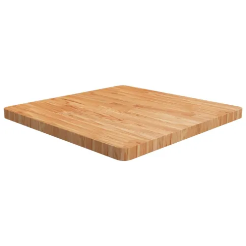 Četvrtasta stolna ploča smeđa 70x70x4 cm tretirana hrastovina - Svjetlosmeđa 70 x 70 x 4 cm Cijena