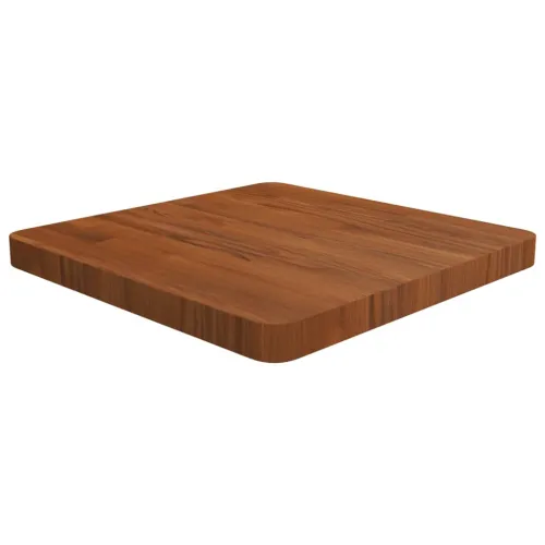 Četvrtasta stolna ploča tamnosmeđa 50x50x4 cm tretirani hrast - Tamno smeđa 50 x 50 x 4 cm Cijena