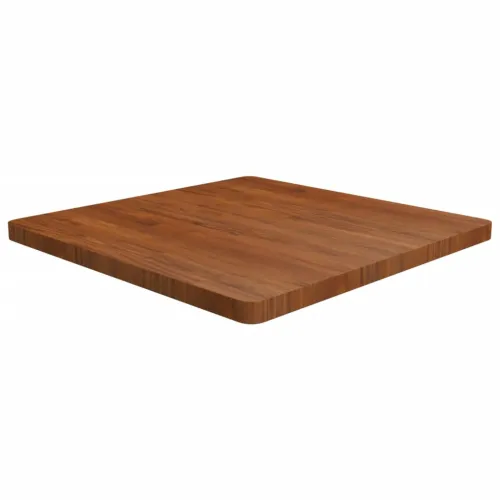 Četvrtasta stolna ploča tamnosmeđa 80x80x4 cm tretirani hrast - Tamno smeđa 80 x 80 x 4 cm Cijena