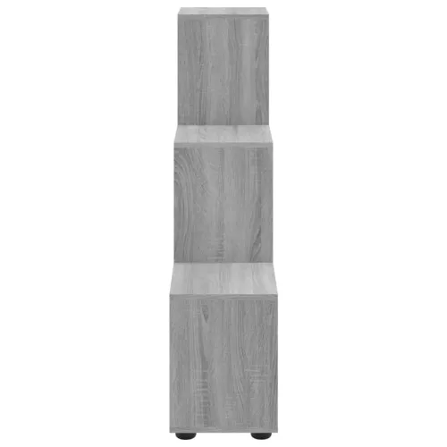 Police za knjige u obliku stuba siva boja hrasta 107 cm drvene - Sivi hrast sonoma 104 x 29 x 107 cm Cijena
